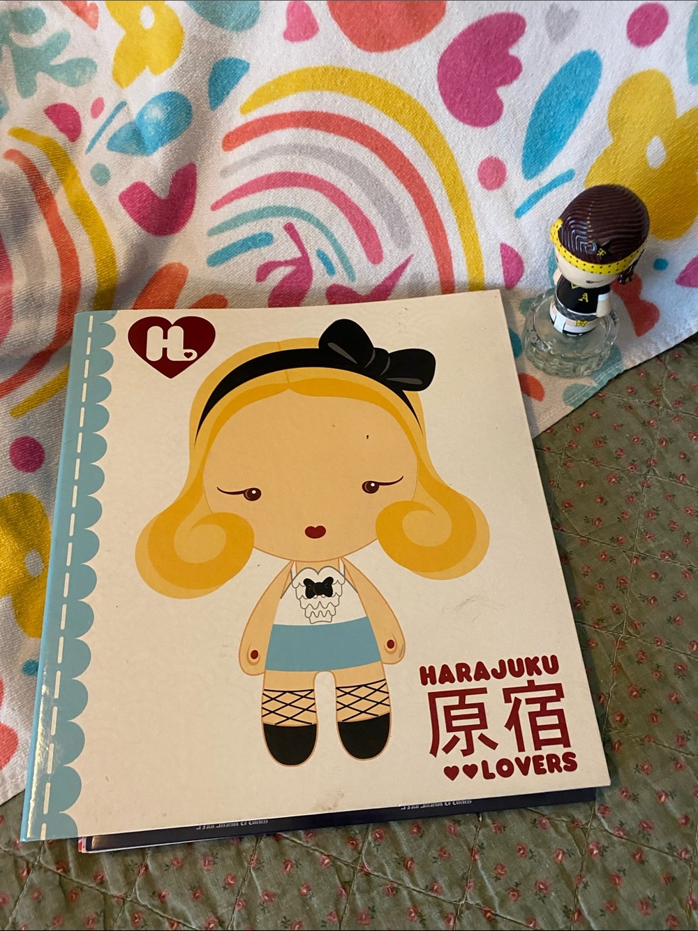 Harajuku Lovers Kids Character Notebook - Yellow, Blue & Black